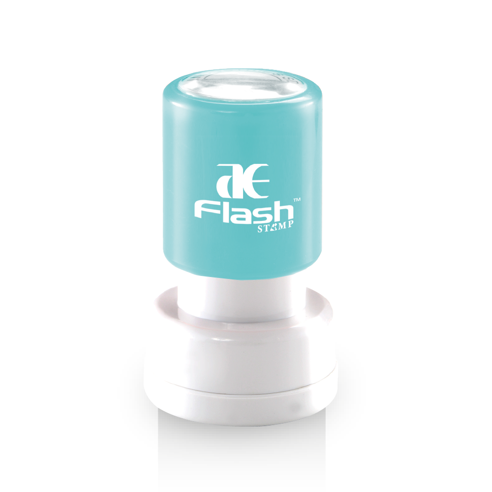 Round Flash Company Stamp