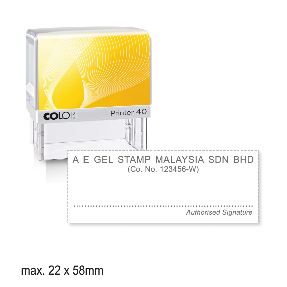 Printer 40 Signature Stamp