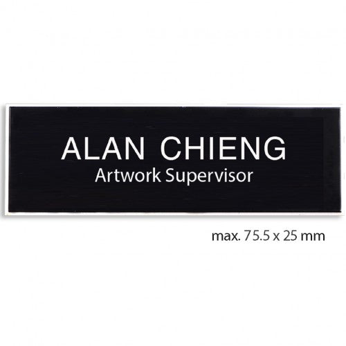 Tag 1 Engraved Name Tag