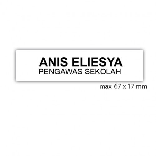 Tag 10 Engraved Name Tag