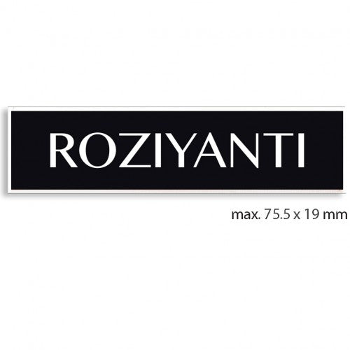 Tag 2 Engraved Name Tag