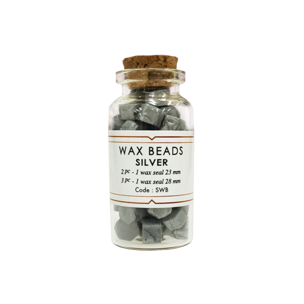 Silver Wax Beads